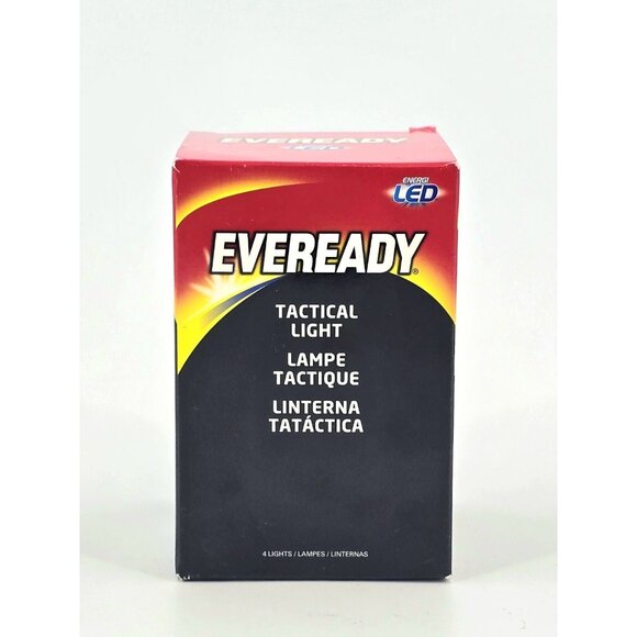 Eveready LED Flashlights (4-Pack) S300 PRO, IPX4 Water Resistant Tactical - Picture 6 of 12